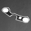 WOKNO MOTORCYCLE STICKER TRIPLE TREE UPPER UPPER SPARE PART FRONT OBRONCA  photo 4
