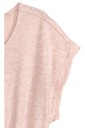 H&M HM Dżersejowa sukienka letnia damska 34 XS Model Dresowa Jasnoróżowy melanż różowa różowy