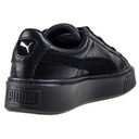 Черные женские туфли Puma Basket Platform 634587 01 38