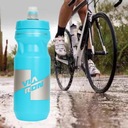 650 ml stláčacia fľaša na vodu, športová fľaša na vodu, športový bicykel bez BPA Blue3 Dominujúca farba prehľadná