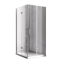 КВАДРАТНАЯ ДУШЕВАЯ КАБИНА KZ08C ХРОМ 90x90 СМ
