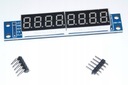 8-значный сегментный дисплей MAX7219