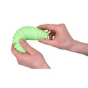 Hračka Slimák Senzorická zelená 19cm Svieti +3 Typ šúchal