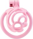Легкая розовая поясная клетка целомудрия для пениса Chastity Cage