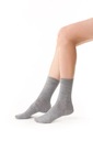 Beztlakové ponožky Merino STEVEN 130 Sivá 35-37 Strih Ponožky
