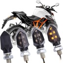 4X ПОВОРОТНИК LED (СВІТЛОДІОД) МОТОЦИКЛА QUADA SKIUTERA МОТОЦИКЛА ATV M8  (18750616813) фото min 13