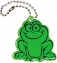 КУЛОН СО СВЕТООТРАЖАЮЩЕЙ ЛЯГУШКОЙ БРЕЛОК СВЕТООХРАНЯЮЩИЙСЯ ЛЯГУШКА