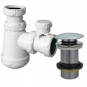 Сифон для умывальника с аэратором «клик-клак» AP004