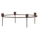 Металлический подсвечник на 4 свечи.