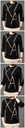 Pánsky pletený vlnený pulóver Čierny ležérny sveter Slim Výstrih okrúhly