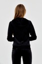 JUICY COUTURE Čierna rozopínateľná dámska mikina XS Značka Juicy Couture