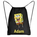 ШКОЛЬНАЯ СУМКА ДЛЯ физкультуры ГУБКА БОБ ПАТРИК + ИМЯ