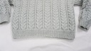 Sweterek z golfem warkocze r 110/116 Rodzaj wkładany przez głowę