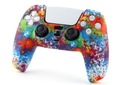 OSŁONA SYLIKON ETUI POKROWIEC SILIKONOWY pada PS5 Splashing Paint