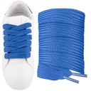 Szerokie grube sznurówki NIEBIESKI do butów Campusy 15mm płaskie Sulpo 120