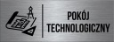 Алюминиевая пиктограмма PLATE Technology Room