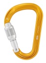 Карабин Petzl Attache с винтовым замком, желтый