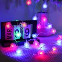 KARÁCSONYI FÉNYEK KARÁCSONYFA HÓPEHELY DEKORÁCIÓ LED LÁNC SZÍNES HÓ Rendeltetés beltéri