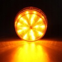 FARO KOGUT COLOR NARANJA DIODO LUMINOSO LED BLYSKOWA DE VIAJE ADVERTENCIA AL MAGNES 12-24V 