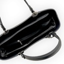 Dámska kabelka prírodná koža Carmina čierna Dominujúca farba čierna