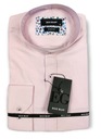 Slim fit košeľa so stojačikom ružová EGO01 - S Značka EGO MAN
