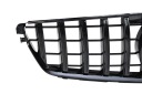 РЕШІТКА РЕШІТКА РАДІАТОРА MERCEDES W204 C КЛАСС 2007-2014 GT PANAMERICANA ПОВНИЙ ЧОРНИЙ  (17460462467) фото min 5