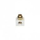 ПОВОРОТНОЕ ГАЗОВОЕ КОЛЕНО, КОРПУС KME S6 ЗОЛОТО 12ММ