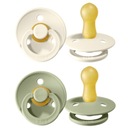 BIBS 2-PACK S SAGE & IVORY Smoczki Hevea