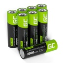 8x Akumulatorki AA R6 Green Cell 2000mAh Baterie do zabawek