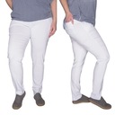 Nohavice dlhé CEVLAR zúžená nohavica farba biela veľkosť 60