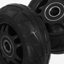 2PCS REPLACEMENT CART CASTER WHEELS SILENT ЧОРНИЙ RUBBER AND IRON  (18442045656) фото min 13
