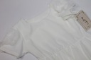 Sukienka wizytowa z tiulem 6 lat 110-116 cm perełki Kolor biały