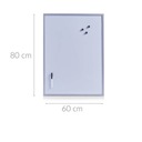 SZÁRAZON TÖRÖLHETŐ MÁGNESES TÁBLA +MÁGNESEK ZELLER Gyártó kódja 11510