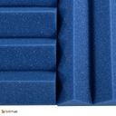 Акустическая панель КЛИН ACOUSTIC FOAM синяя для квадратной стены студии