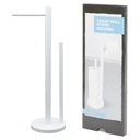 ПОДСТАВКА ДЛЯ ТУАЛЕТНОЙ БУМАГИ, БЕЛЫЙ МЕТАЛЛ