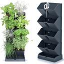 ВЕРТИКАЛЬНЫЙ САД МОДУЛЬНЫЙ ЦВЕТОЧНЫЙ ГОРШОК КАСКАД 8 МЕСТ