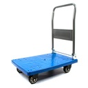 ТРАНСПОРТНАЯ ТЕЛЕЖКА СКЛАДНАЯ ПЛАТФОРМА Синяя
