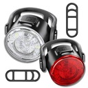 ВЕЛОСИПЕДНЫЕ ФАРЫ ДЛЯ ВЕЛОСИПЕДА СВЕТОДИОДНЫЕ ПЕРЕДНИЕ ЗАДНИЕ С ЗАРЯДКОЙ USB IP67 СИЛЬНЫЙ СВЕТ