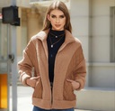 2023 Nowa Jesień zima Moda ciepła damska kurtka zamek alpaka Waga produktu z opakowaniem jednostkowym 1 kg