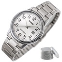 КЛАССИЧЕСКИЕ, ПРОЗРАЧНЫЕ И ПРОЧНЫЕ МУЖСКИЕ ЧАСЫ CASIO + ПОДАРОЧНАЯ КОРОБКА