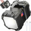 МОЩНЫЙ ПЕРЕЗАРЯЖАЕМЫЙ ФАКЕЛ МНОГОФУНКЦИОНАЛЬНЫЙ POWERBANK ПРОЖЕКТОР USB LED CREE