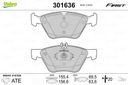 PADS BRAKE VALEO 301636 