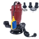 Водяной насос для септика с поплавком и измельчителем