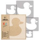 НЕСКОЛЬКО ШАБЛОНОВ РАСКРАСКИ 5 шт // УТКА