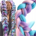 Плетение волос Синтетические искусственные пастельные цвета с длинным омбре