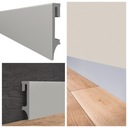 BEŻOWOSZARA MATOWA LISTWA listwy przypodłogowa PCV 8 cm ESP203 VOX ESPUMO