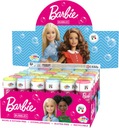 Mydlové bubliny display 36 ks 60 ml Barbie Vek dieťaťa 3 roky +