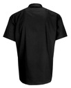 Čierna košeľa Krátky Rukáv 44/182-188 Značka Quickside