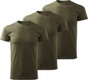 Хлопковые футболки цвета хаки в стиле милитари (3 шт. в упаковке)