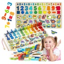 РАЗВИВАЮЩАЯ ИГРУШКА МОЗАИКА ДЛЯ ОБУЧЕНИЯ ДЕТЕЙ МОНТЕССОРИ